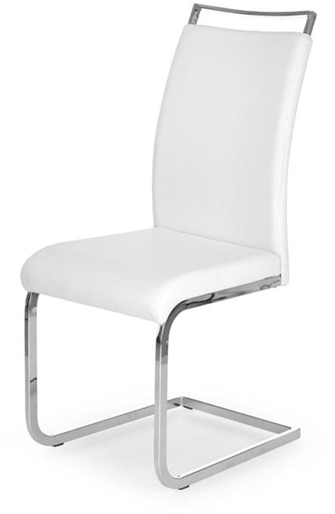 Halmar Kovová stoličky K250. biela